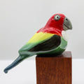 Eastern Rosella ceramic sculpture handcrafted in Arrowtown, New Zealand