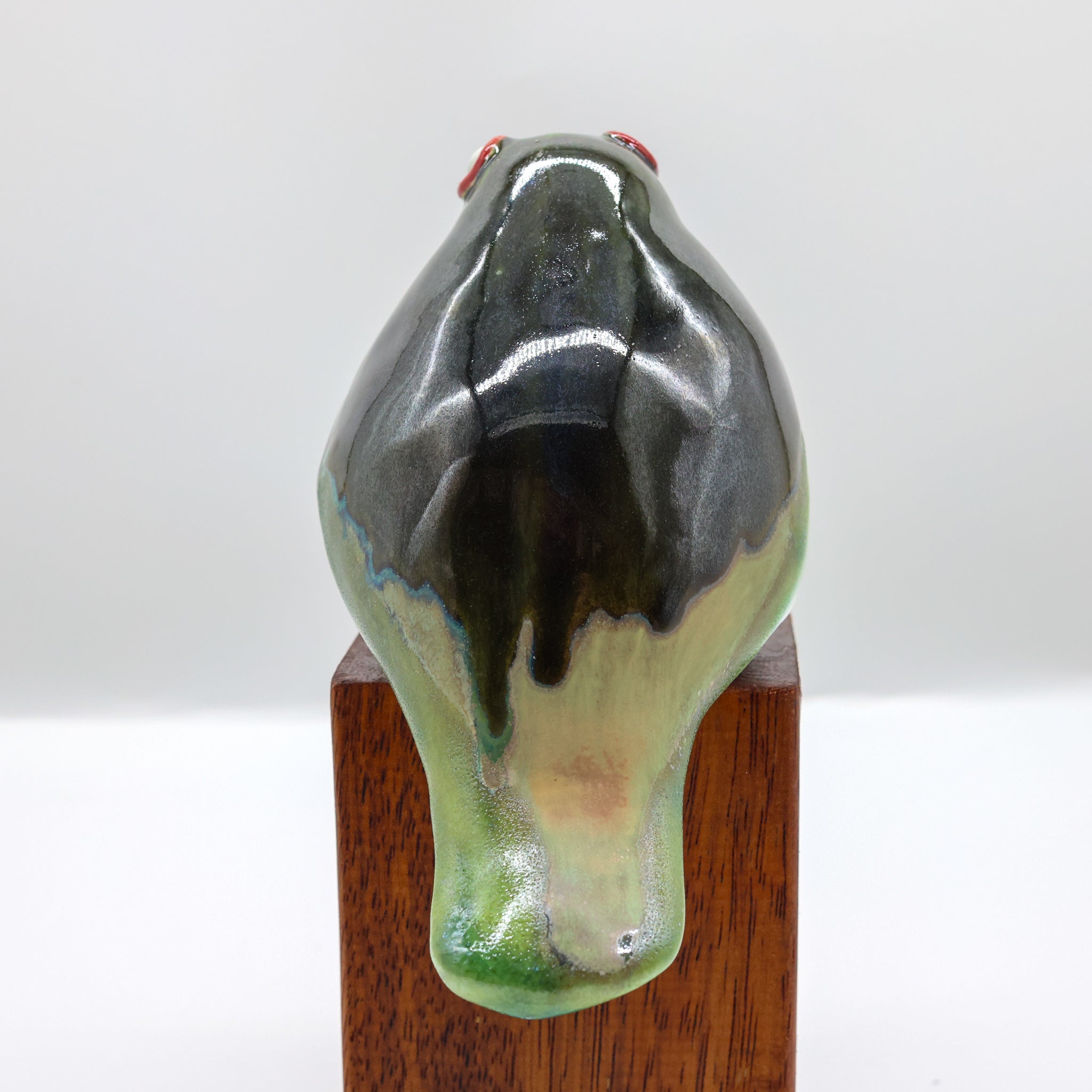 Handcrafted ceramic kererū sculpture, Cheeky Beaks collection