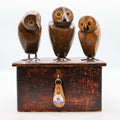 Stone Ruru (morepork) sculpture handcrafted in Arrowtown, New Zealand